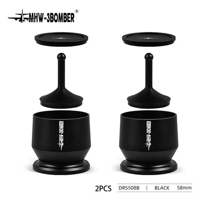 Espresso doseer trechter 58mm aluminium legering doseer beker barista gereedschap val 2025 precies anti spatten