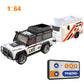 Alloy RC Car with Trailer - 2.4GHz Remote Control Mini Vehicle for Kids & Adults