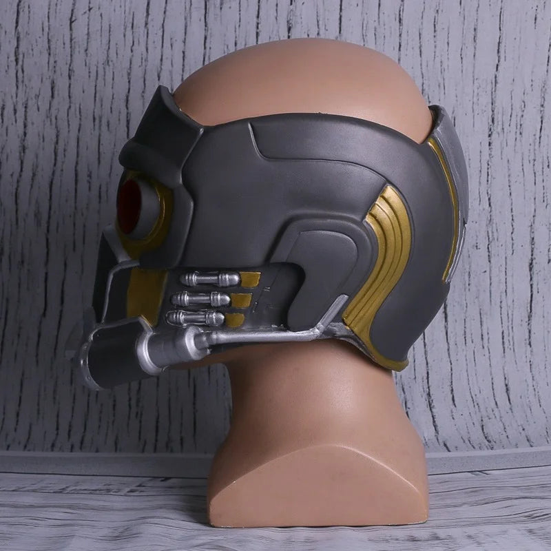 Star Lord LED Light-Up Latex Cosplay Helmet for Adults Halloween Party 2026