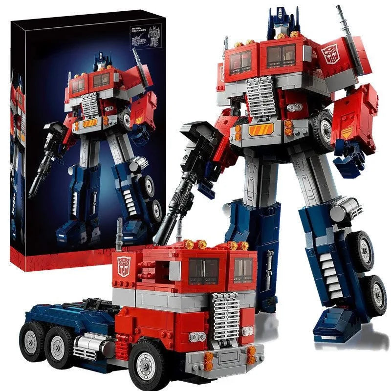 Optimus Prime Transformer Robot Car Building Blocks Set - 1580PCS STEM Toy Gift for Kids