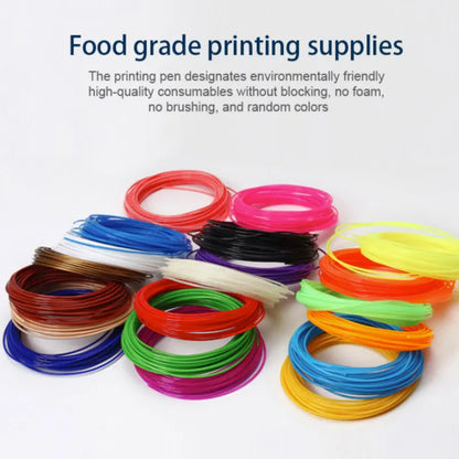 3D Pen Low Temperature PCL Filament Drawing DIY Toy For Kids - Safe Gift For Girls & Boys