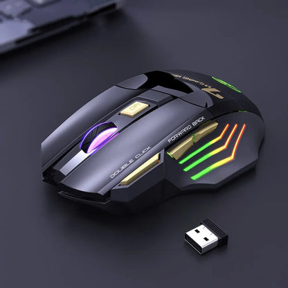 Wireless Gaming Mouse 3200DPI Dual Mode Rechargeable