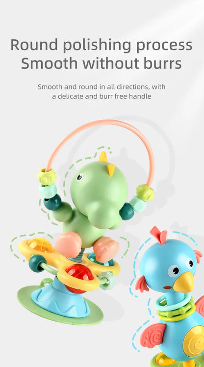 Baby kalmerende rammelaar zuignap speelgoed voor pasgeborenen sensorisch