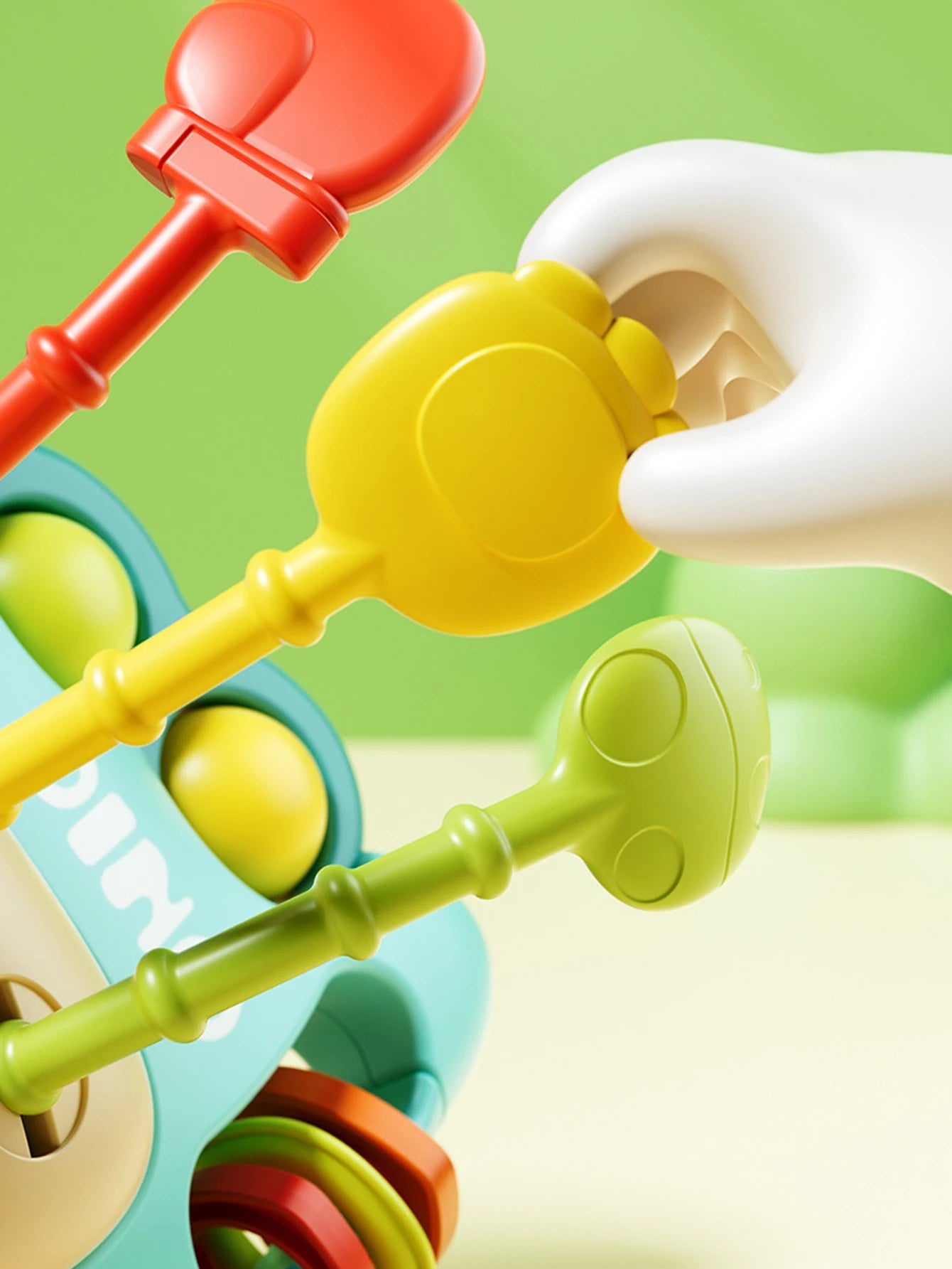 Montessori Dinosaur Pull Toy Newborn Sensory Toys Teether