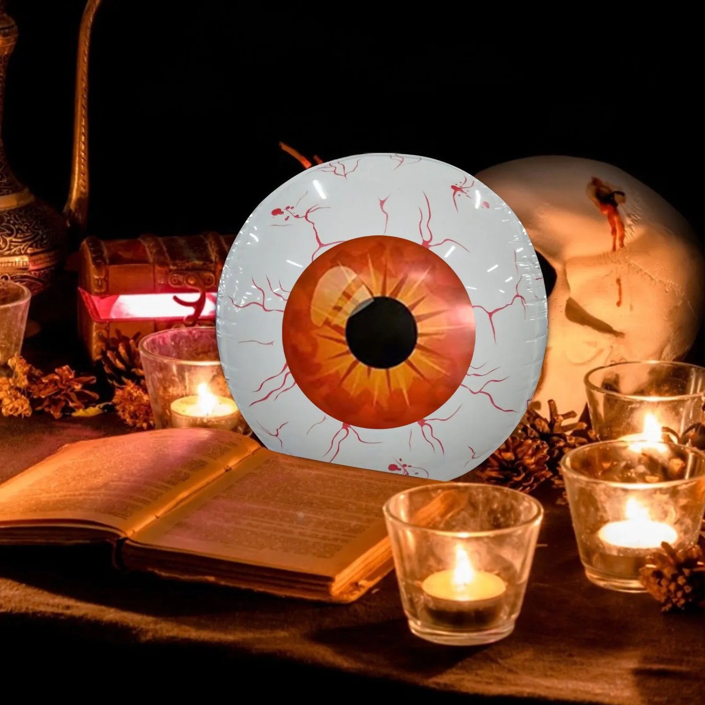 Halloween Inflatables Bloodshot Eyeball Yard Decor 2025