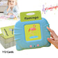 Talking Flashcards Learning Machine for Kids - Educational Audio Book Toy for Preschool Ages 2-6, USB Rechargeable, Eye-Friendly Design