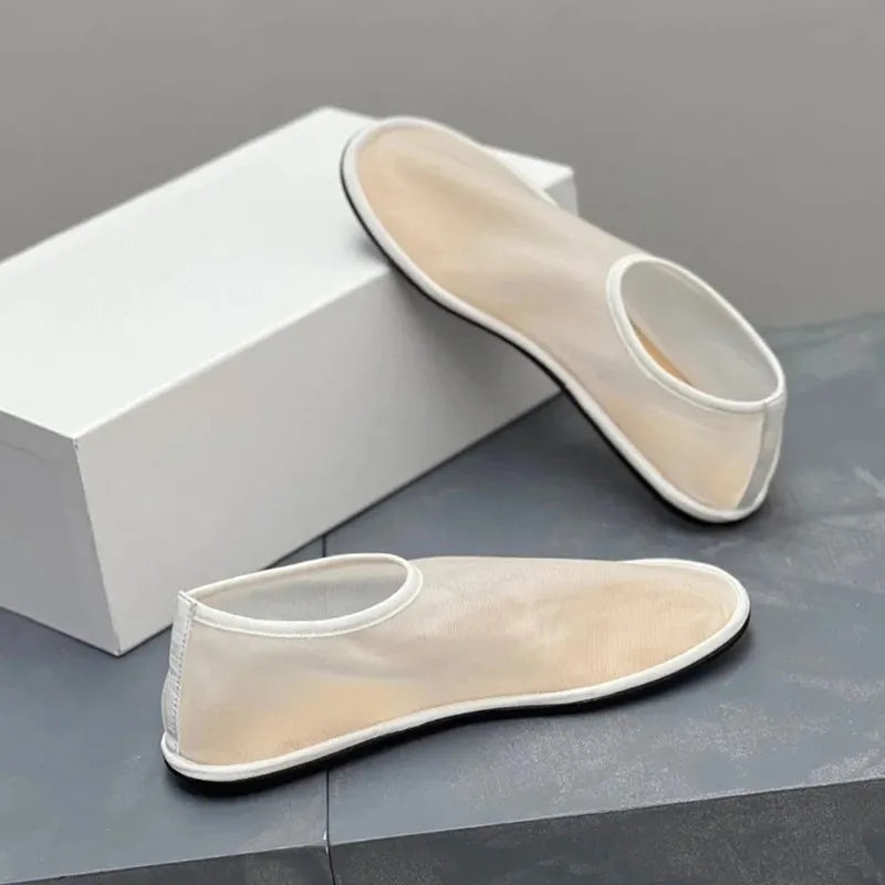 Breathable Women Mesh Ballet Flats - Slip On, For Summer