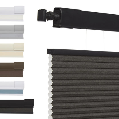 No Drill Honeycomb Blinds Cordless Thermal Insulated 1" Cell Fabric