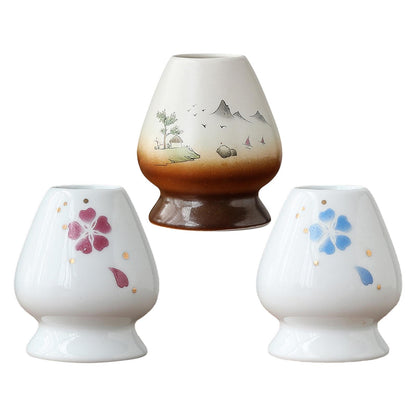 Matcha Whisk Stand Handcrafted Ceramic Holder Tea Ceremony