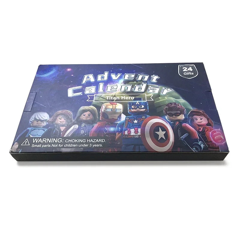 Marvel 24-Piece PVC Action Figure Advent Calendar - Christmas Countdown Gift for Kids