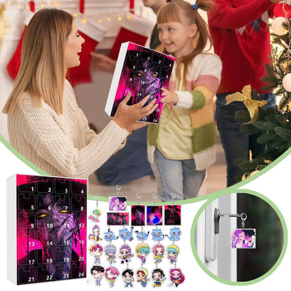 Kpop adventskalender 24 dagen demonjagers sleutelhanger cadeau