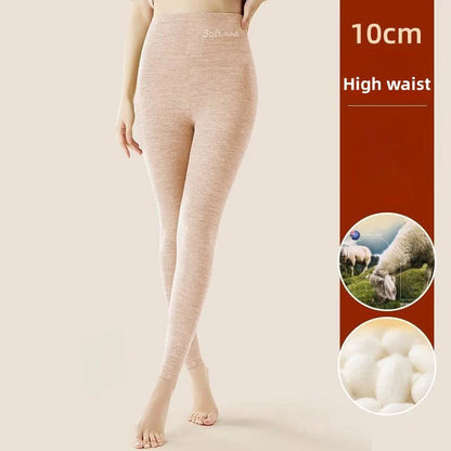 Seidenvelours Thermo-Leggings für Damen - Hohe Taille mit Bauchkontrolle & Po-Lifting Winterhose
