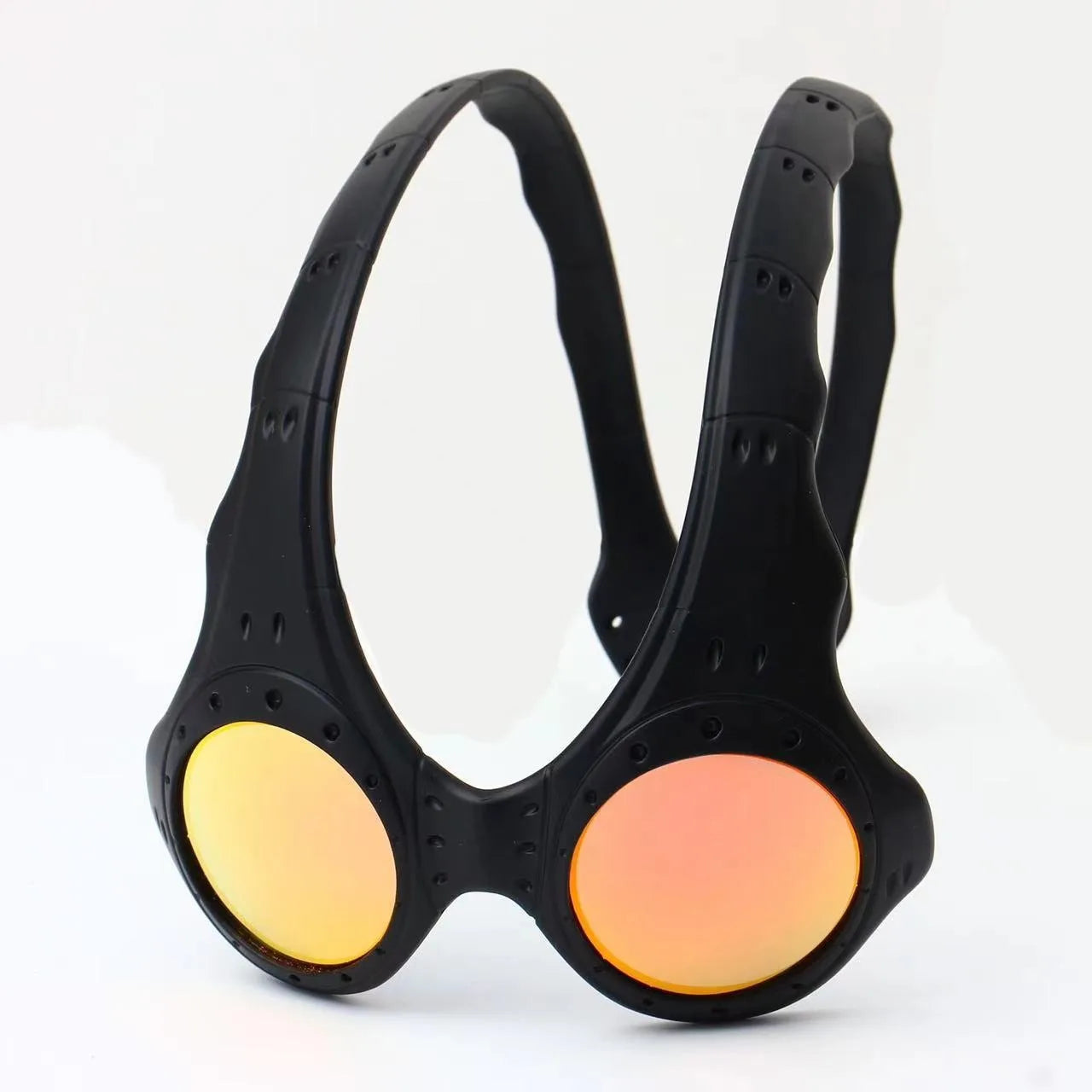 Sunglasses Metal Frame Oversized Round Lens Eyewear For Outdoor Cycling TikTok Viral Retro 2026