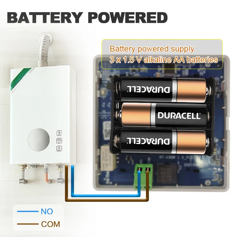 Smart Gas Boiler Thermostat WiFi Enabled Daily Programmable Voice Assistant Compatible Fall 2025 Energy Saver