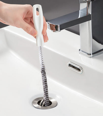 Spazzola Disgorgante Flessibile Rimozione Intasamenti da Capelli per Lavandino Bagno Pulizie di Primavera 2026 Eco Friendly