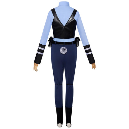 Cosplaykostuumset als politie-uniform van Zootopia Judy Hopps voor kinderen en volwassenen Halloween carnaval 2026