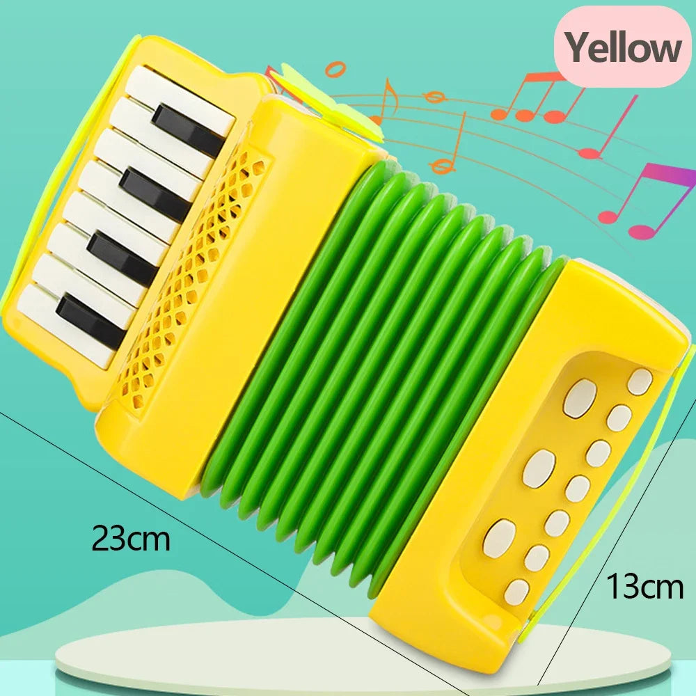 Kids Accordion Musical Instrument - Lightweight Educational Toy for Toddlers, Perfect Gift for Boys & Girls Ages 3+, Indoor & Outdoor Fun