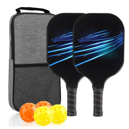 Variant image for USAPA Approved Pickleball Paddle Set of 2 with 4 Balls and Carrying Bag - Lightweight Fiberglass Rackets for Indoor and Outdoor Play-12