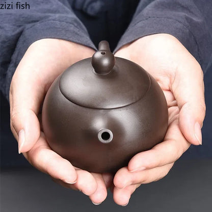 Purple Clay Travel Tea Set Portable Kung Fu Teaware