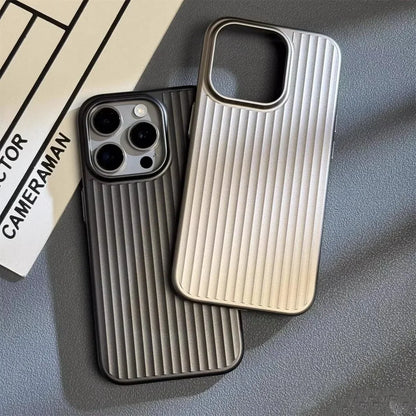 Advanced Electroplated Grille Phone Case for iPhone 16 15 14 Pro Max Plus Luxury Cover