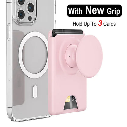 Magnetic Wallet With Expanding Grip For Phones Universal Card Holder Case Anti Scratch And Dustproof Back To School 2026