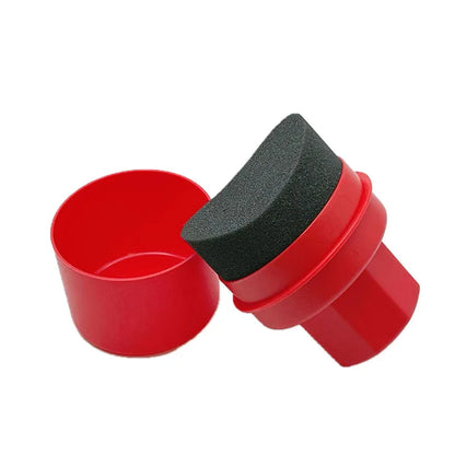 Car Wheel Polishing Sponge Brush Curved Tire Cleaner Contour Dressing Applicator 2 Pack Fall 2025 Gift