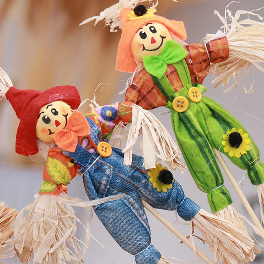 Decorazione spaventapasseri per giardino e cortile decorazione esterna di Halloween autunno raccolto accento festivo