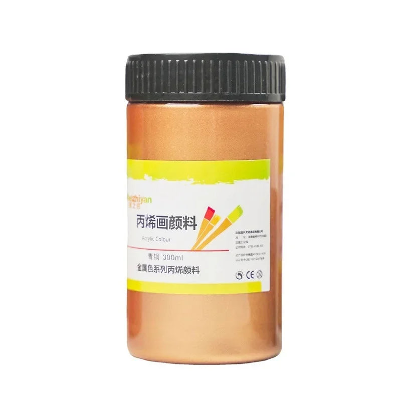 Colore acrilico dorato finitura metallica perlata impermeabile e resistente allo sbiadimento per gesso, tela, forniture per artigianato fai-da-te autunno 2026