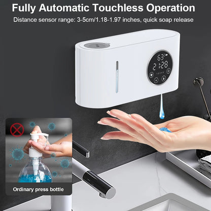 Automatic Soap Dispenser Touchless Sensor 500ml LED Screen