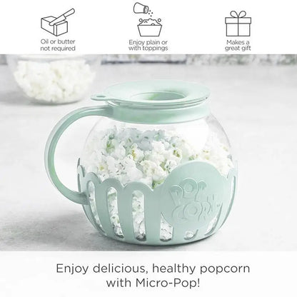 Molde para palomitas de maíz para microondas 2.25 cuartos Tazón de silicona para palomitas Noche de película 2025 Snack fácil y saludable