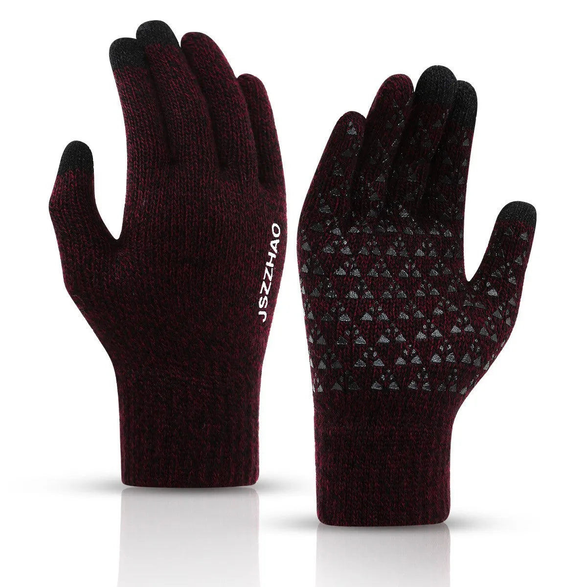 Winter Gloves Thermal Knit Touch Screen Gloves Winter Essentials 2026 Warmth For Running And Driving