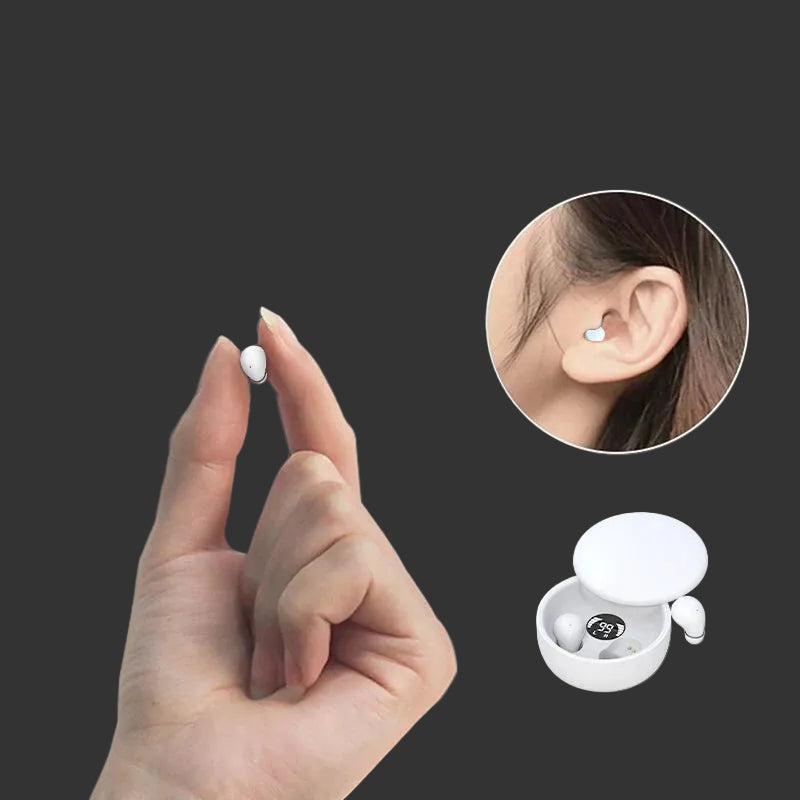 Auricolari wireless design compatto in ear Bluetooth 5 lunga durata batteria per sonno e sport regalo ritorno a scuola 2026