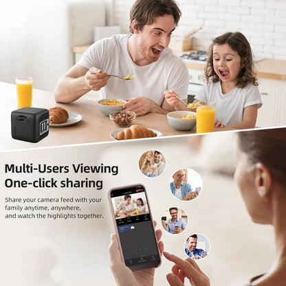 1080P Mini Camera WiFi Security Cam Night Vision Motion Detection Long Battery Life Fall 2025 Home Surveillance