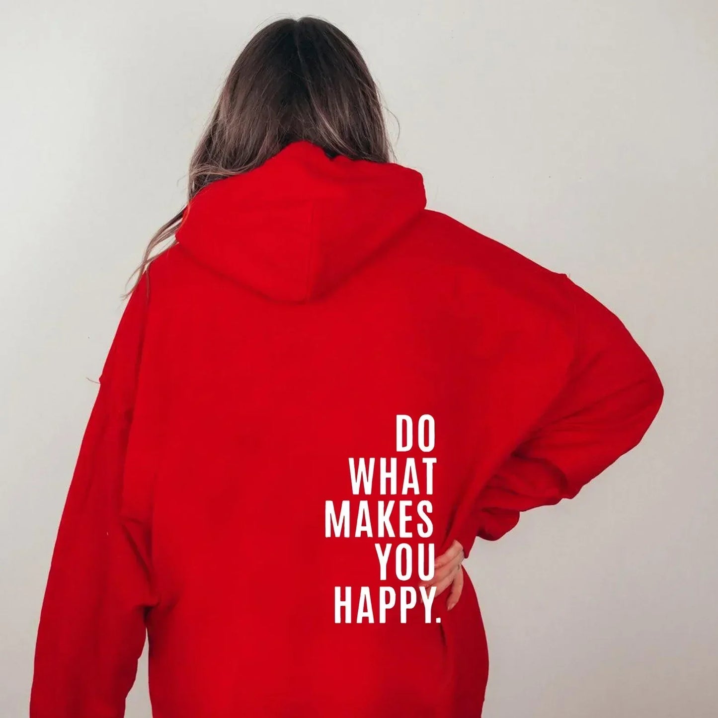 Oversized Women’s Hoodie - Back Print, Cotton, Everyday