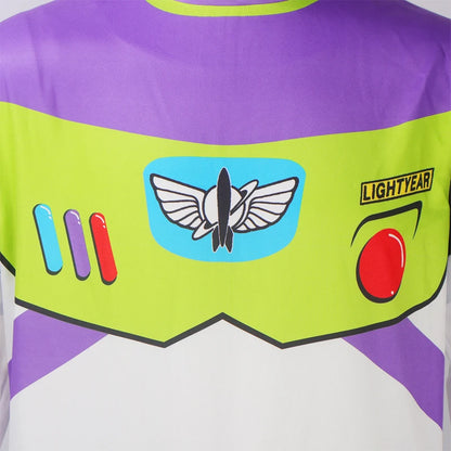 Buzz Lightyear Toy Story Disney-cosplaypak, jumpsuit met vleugels voor volwassenen, Halloweenfeest 2026