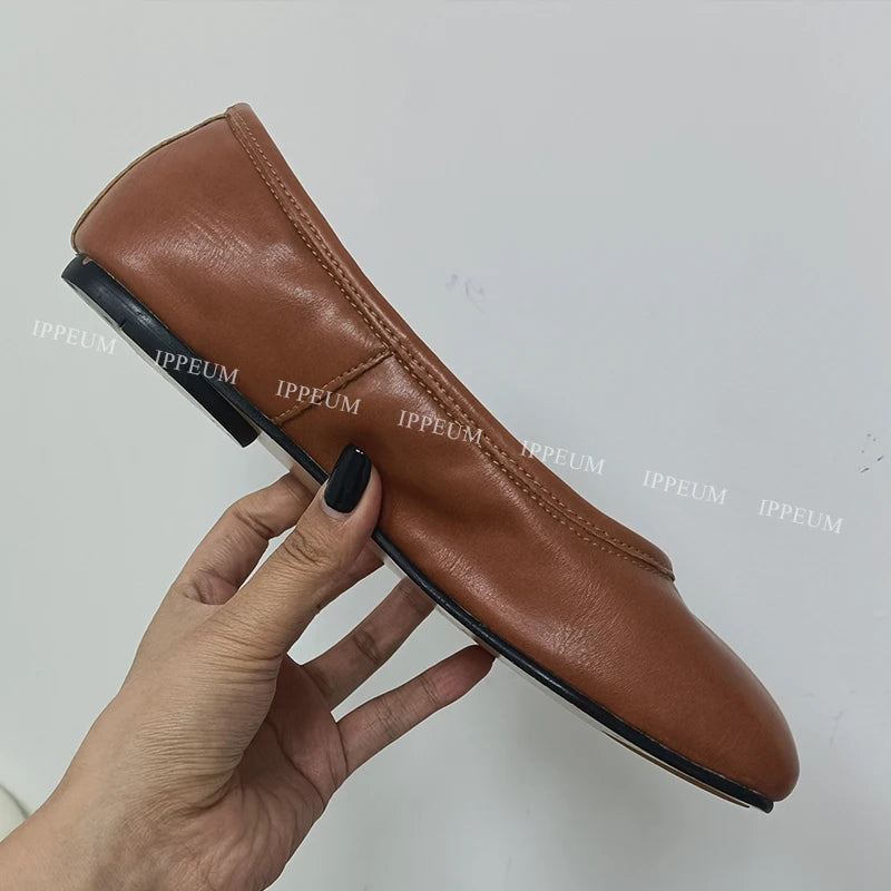 Lightweight Womens Split Toe Ballet Flats - Mary Jane, PU