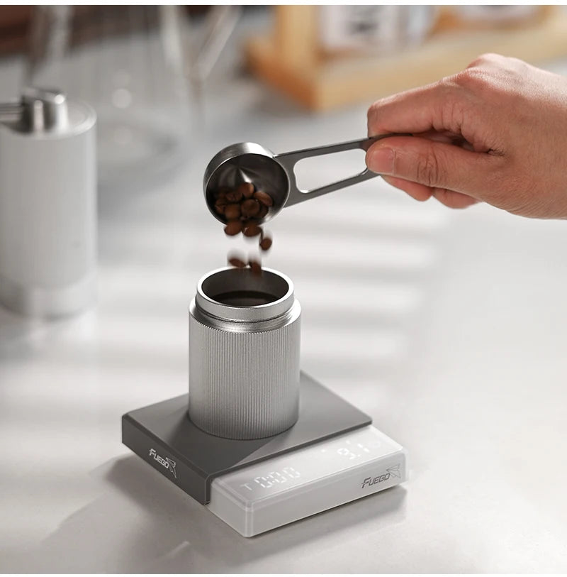 Coffee Scale Rechargeable Digital 0.1g Precision With Timer
