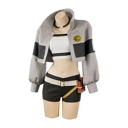 GACHIAKUTA Anime Ludo Enjin Zanka Riyo Four-Character Full Cosplay Suit Set with Wigs Halloween 2026