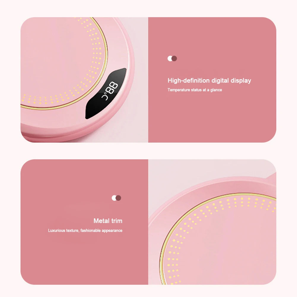 Calentador de Taza USB Termostático Calentador de Tazas 3 Temperaturas