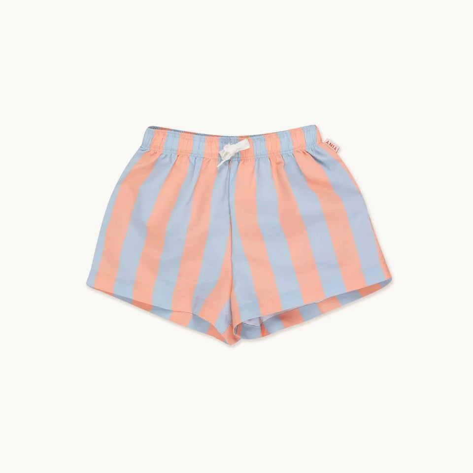 Lightweight unisex one-piece swimsuit - casual cut, nylon, beach & pool wear for kids