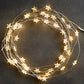 Battery-Powered Star LED Fairy Lights - 30 LED String Lights for Christmas, Weddings, and Parties, Silver Cable, 6m Length