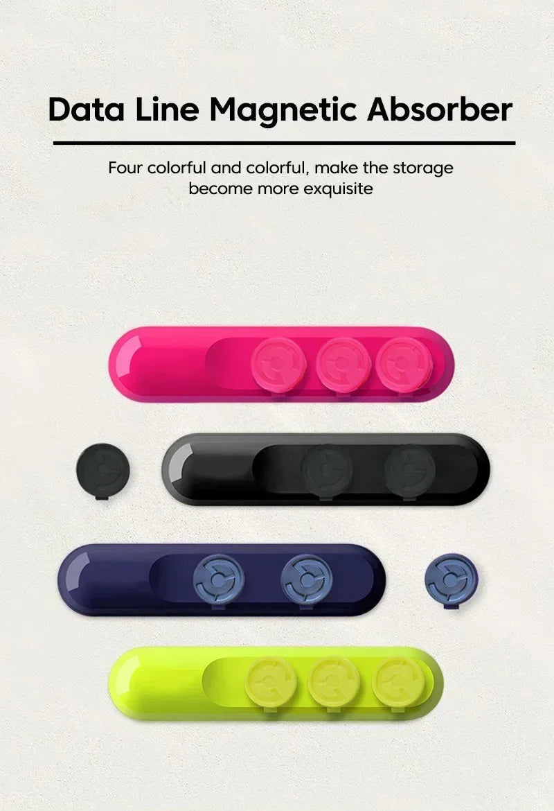 Organizzatore per cavi USB Clip in silicone per cavi Supporto da scrivania