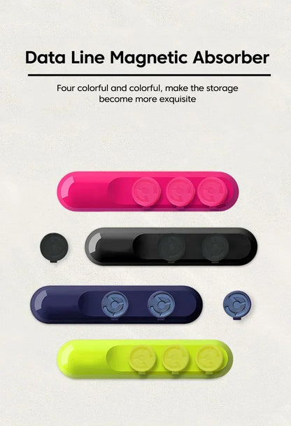 Organizzatore per cavi USB Clip in silicone per cavi Supporto da scrivania
