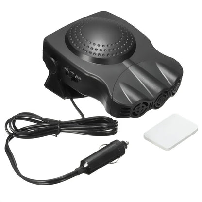 Car Heater 2 In 1 12V Portable Defroster Demister With Cigarette Lighter Winter 2025 Windshield Defog