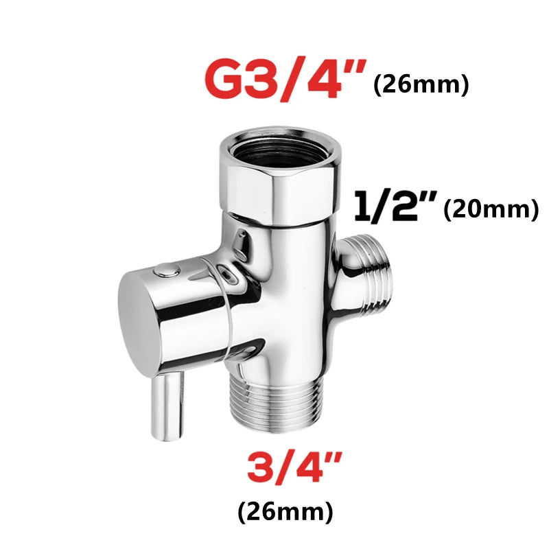 Bidet T Adapter 3-Way Water Diverter Valve For Handheld Bidet Sprayer Fall 2026 Home Upgrade