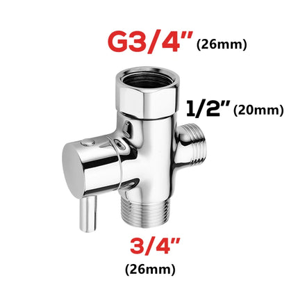 Bidet T Adapter 3-Way Water Diverter Valve For Handheld Bidet Sprayer Fall 2026 Home Upgrade