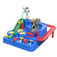 Adventure Car Track Playset for Kids - Urban Rescue Parking Lot & Puzzle Game, Preschool Gift