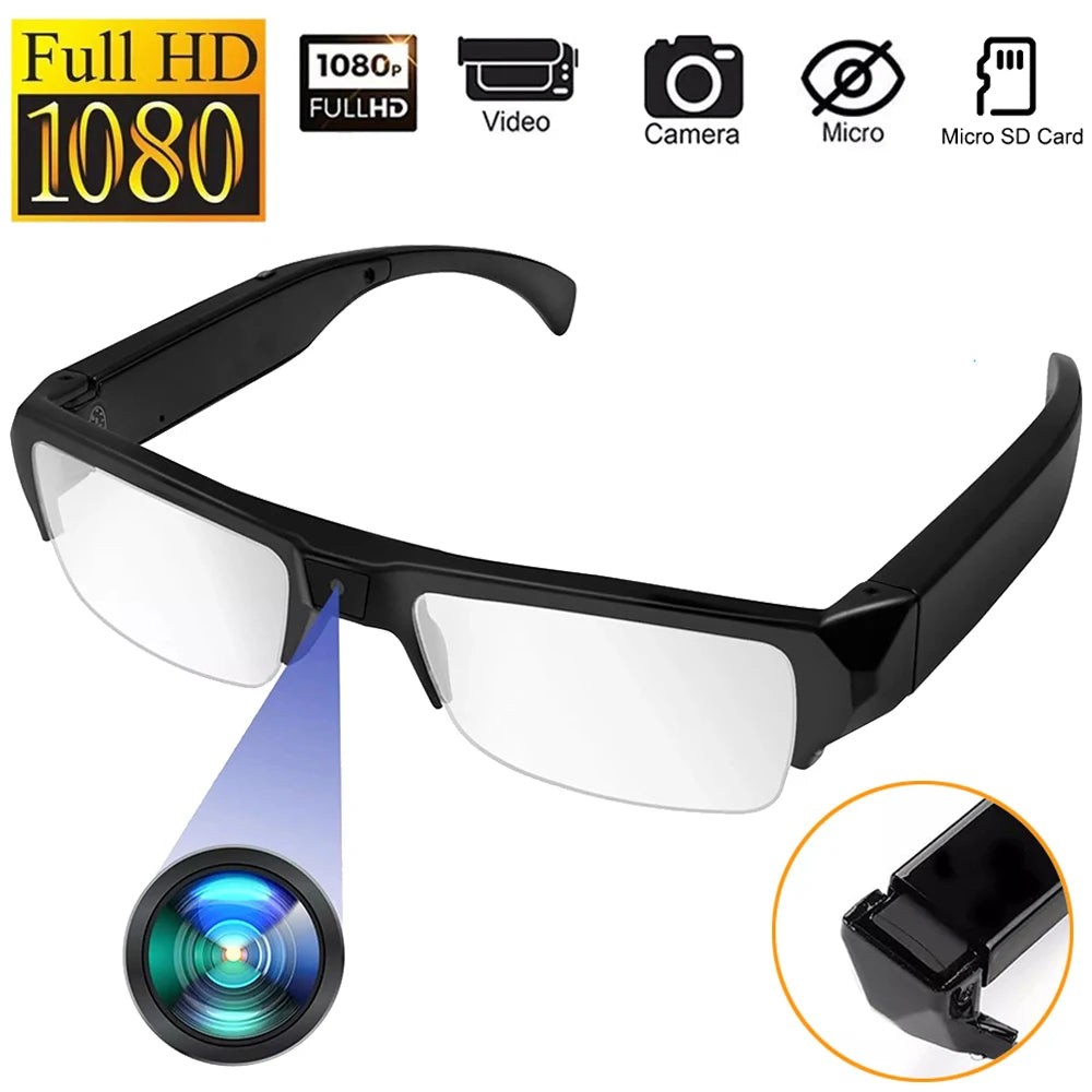 1080P Mini Camera Smart Glasses Portable Sports Glasses