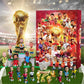 2024 Soccer Advent Calendar - 24-Day Countdown Set for Kids, Fun Christmas Sports Gifts