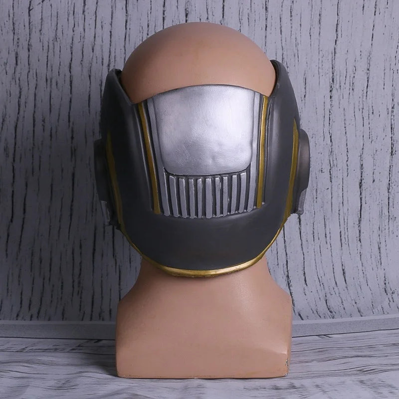 Star Lord LED Light-Up Latex Cosplay Helmet for Adults Halloween Party 2026
